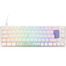 Ducky One 3 Classic Pure White SF Gaming Tastatur, RGB LED - MX-Speed-Silver