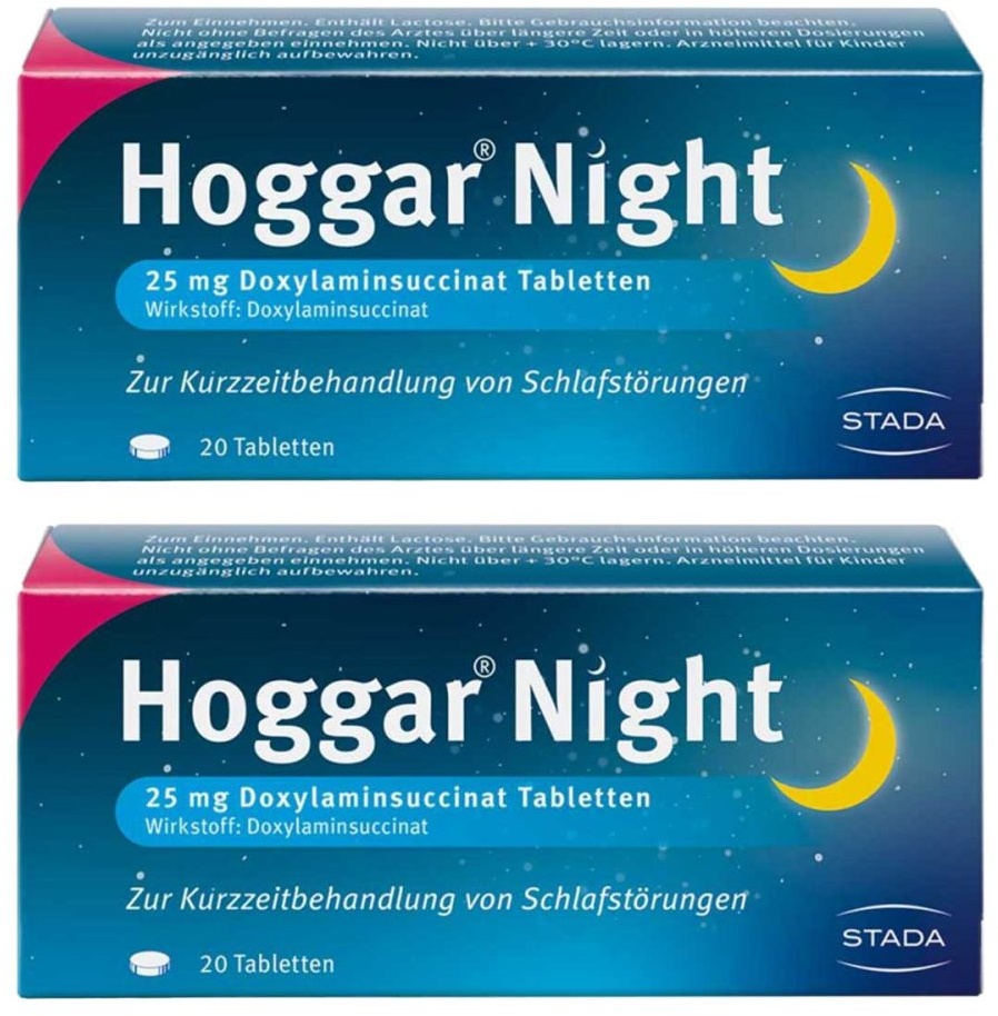 Hoggar Night 25 mg Doxylamin Schlaftabletten