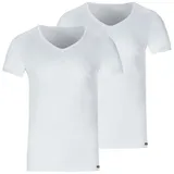 SKINY Unterhemd / Shirt Kurzarm Basis in Weiß L