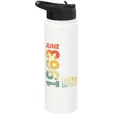 1963 Limited Edition Juni 1963 Retro 1963 Vintage Jahr 1963 Stainless Steel Insulated Water Bottle