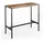 Vicco Bartisch Fyrk 120 x 50 cm Eiche rustikal/Schwarz