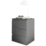 Pol-Power Nachtschrank 46,2 x 60,9 x 40 cm Grau
