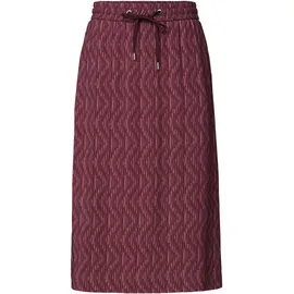 STREET ONE Midirock Damen Gemustert Rosa 40