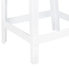 Beliani Wellington Kunststoff weiß 2er Set