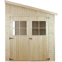 TIMBELA Geräteschrank 2,97 x 3,18 m Beige