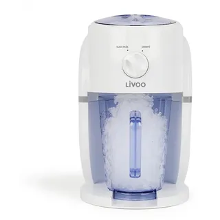 LIVOO 2in1 Slush und Crushed Ice DOM430-1,1 l, 2 Eisgrößen möglich, 250 g/min, 25 W, Weiß
