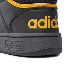 adidas Hoops 3.0 Mid Winterized Core Black / Core Black / Preloved Yellow 47 1/3