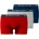 Pants 3Er Buffer in rot-mittel-uni Gr L