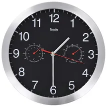 vidaXL Wanduhr 30 cm 30 schwarz