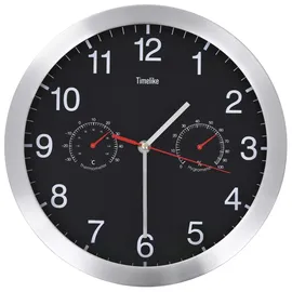 vidaXL Wanduhr 30 cm 30 schwarz
