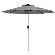 Costway Sonnenschirm Ø 250 cm Grau