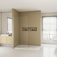 Duschabtrennung 80X200cm Nano+ESG Sicherheitsglas walk in Duschtrennwand Duschwand