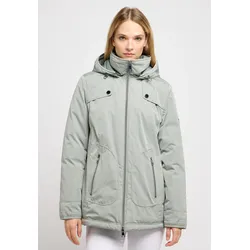 Outdoorjacke BARBARA LEBEK, Damen, Gr. 38, grün (sage), Obermaterial: 100% Polyester. Futter: 100% Polyamid, unifarben, casual, regular fit Po-bedeckend, ohne Ausschnitt, Langarm, Jacken, mit Kapuze