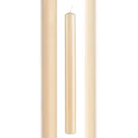 Kopschitz Kerzen Stabkerzen Champagner 25 x 3 cm beige 12 St.