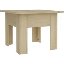 furnicato Couchtisch Braun Eiche 55 x 42 x 55 cm