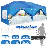 COBIZI Faltpavillon 3x6 Pavillon wasserdicht Winterfest, Pop Up Pavillon Klappbar 3x6 Zelt