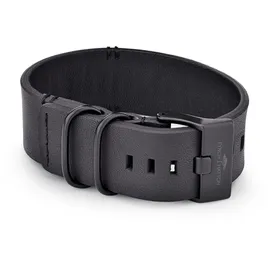 FYNCH-HATTON The Wide Leather Armband schwarz 27 cm