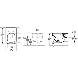 Villeroy & Boch Venticello Combi-Pack (5684H101)