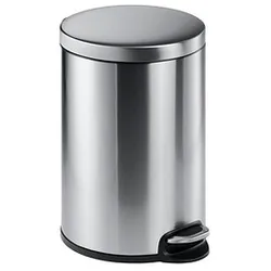 DURABLE Slow Motion Mülleimer 20,0 l edelstahl