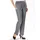 Classic Basics Jerseyhose CLASSIC BASICS, Damen, Gr. 20, Kurzgrößen, grau (grau, gemustert), 100% Polyester, gemustert, lang, Hosen Jerseyhose