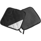 LURCH Topflappen schwarz, 2 St.