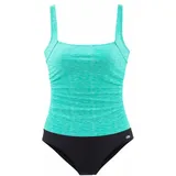 KangaROOS Badeanzug Damen türkis-bedruckt Gr.50 Cup B