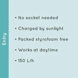 Lumineo Springbrunnen Ø 16 cm x 3,5 cm schwarz - GPC - Fountains