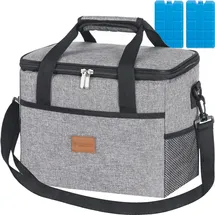 TRIZAND Isolierte Thermotasche Auslaufsicher Wasserfest Kühltasche für Lebensmittel Getränke Picknik Strand Lunch 23843, Größe:20 L