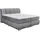 'massivart' Boxspringbett 180 x 200 cm H2 Grau