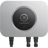 Dabbsson Solar PowerStream Micro Inverter, 800W Inputt 600w Output PV Microinverter mit MPPT Funktion, geeignet für 100w 200w oder 400w Solarpanels, IP65 Wasserdicht