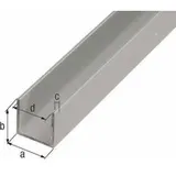 GAH Alberts U-Profil Aluminium 13 mm x 16 mm x 2.000 mm Silber