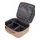 GUESS Kosmetiktasche Wilder Travel Cosmetic Organizer Case Dark Taupe Logo