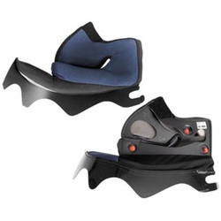 Shark Spartan 1.2/Spartan Carbon 1.2, Wangenpolster - Dunkelgrau - 27 mm