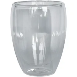 Zellerfeld Trendmax 2er Set Teegläser Thermoglas Kaffeegläser Doppelwand 350ml