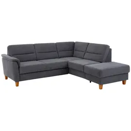 Home Affaire Ecksofa »Palmera L-Form«, Federkern, wahlweise mit Bettfunktion und mit/ohne Stauraum grau