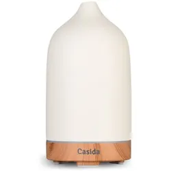 AROMA DIFFUSER Keramik weiß/Holz 1 St