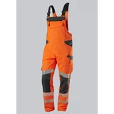 BP 2041-844-6556 Latzhose für Herren, 79.5% Polyester/16.5% Baumwolle/4% Elastolefin, Warnorange/Anthrazit, Modern fit, Größe 48/50s