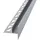 Dalsys Gefällekeil zur Glasaufnahme 120cm, x 19mm, Rechts Silber