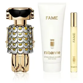 Paco Rabanne Fame Eau de Parfum 50 ml + Body Lotion 100 ml + Eau de Parfum 10 ml Geschenkset