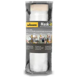 WAGNER Mask IT Abdeckset für Fenster & Türen | Abdeckfolie 2,7 x 16 m | mit integriertem Klebeband