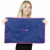 Magic Gel Großes Kühlpads Gel Kühlkissen Ice Pack - 60x38cm Kühlpacks Kühlkissen Gel - Kühlakku Groß Kühlgelkissen - XXL Kühl Gel Pad - wiederverwendbares Gel Kühlpad