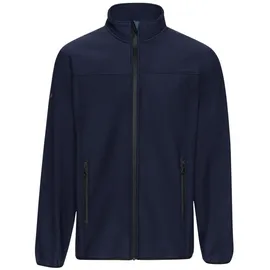 TRIGEMA Softshelljacke "TRIGEMA Softshelljacke RV unisex", Damen, Gr. L, blau (navy), Stoff, 88% Polyamid, 12% Elastan, lang, Jacken Softshelljacke