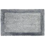 CAWÖ Luxury Home Two-Tone 590 Badteppich 60 x 100 cm schiefer