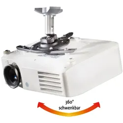 VCM Beamer   Projektor   pulverbeschichteter Stahl   Belastbarkeit bis 11 kg   Deckenhalterung - DHP7
