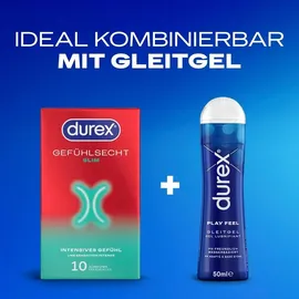 DUREX Gefühlsecht Slim Fit 10 St.