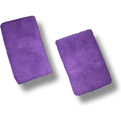 Schweißband aus Baumwolle - Handgelenkband - 11 cm violett 11 CM