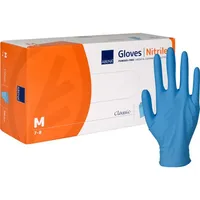 Abena Re-Seller GmbH Nitril-Handschuhe Classic, Puderfrei, Blau M