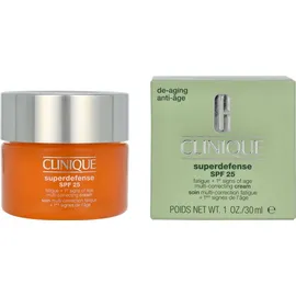 Clinique Superdefense SPF 25 Fatigue + 1st Signs of Age Multi-Correcting Cream combination oily to oily skin 30 ml