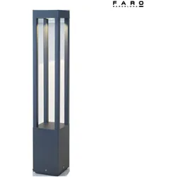 Faro Outdoor LED Stehleuchte AGRA 650 1x9W, 3000K, IP55, dunkelgrau FAR-70753