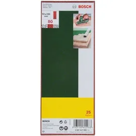 Bosch Schleifblatt-Set 93 x 230 mm 25-teilig Körnung 80